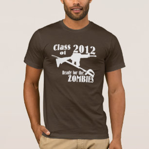T-shirt Classe de 2012 Prêt pour les Zombies