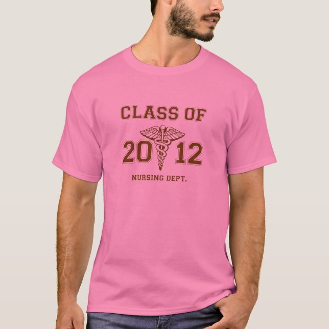 T-shirt Classe de 2012 services soignants (Devant)