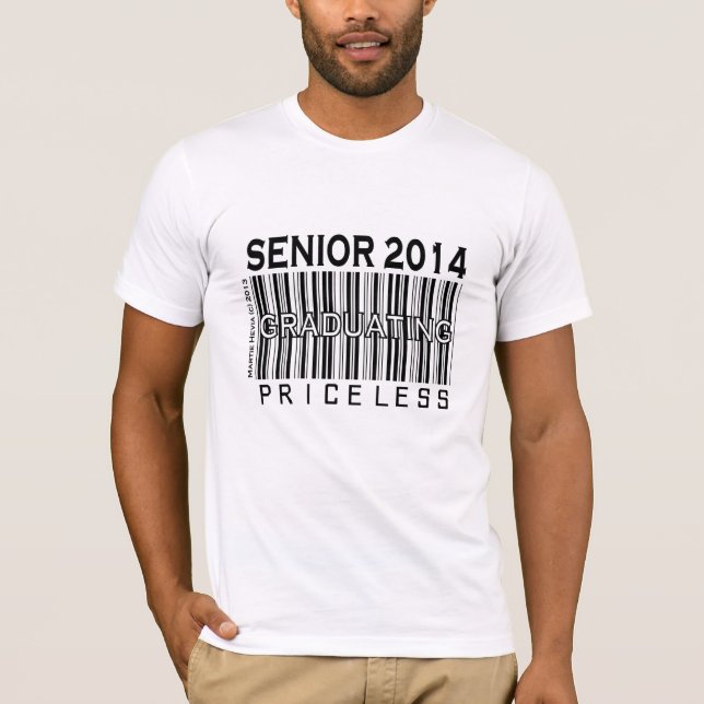 T-shirt Classe de 2014 - graduation inestimable - (Devant)