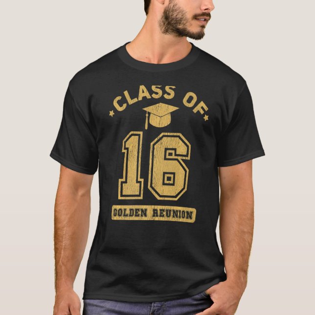 T-shirt Classe De 2016 Collège Diplôme Secondaire Reunio (Devant)