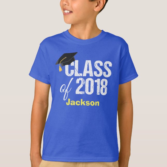 T-shirt Classe de 2018 Maternelle Graduation Custom (Devant)