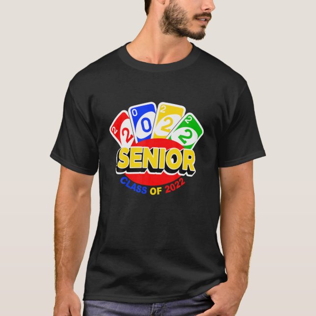 T-shirt Classe De 2022 Année Supérieure -Uno Style Graduat (Devant)