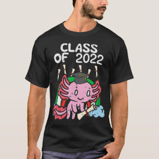 T-shirt Classe De 2022 Aolotl Cute Graduate Seni