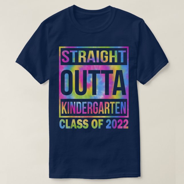 T-shirt Classe De 2022 Droit Devant Kindergarten graduati (Design devant)