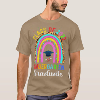 T-shirt Classe de 2022 maternelle Diplômé Rainbow gradua
