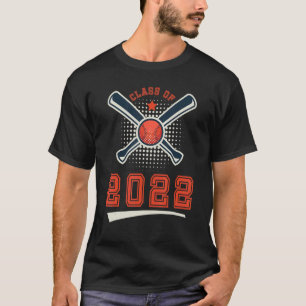 T-shirt Classe de 2022 School Graduation Baseball Player S