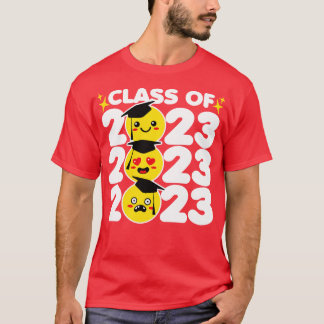 T-shirt Classe de 2023 Funny Kawaii Visages