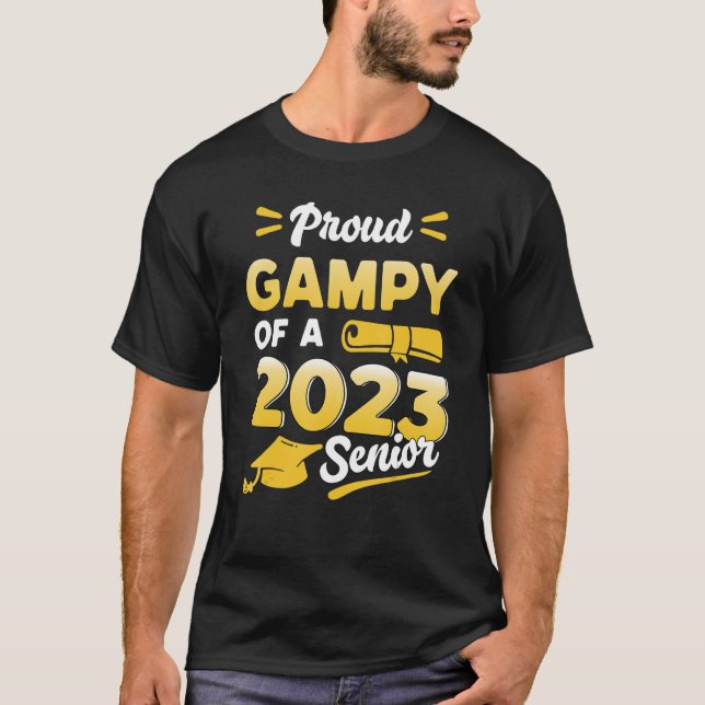 T-shirt Classe De 2023 Jeu Fière D'Une École Secondaire 20 (Devant)