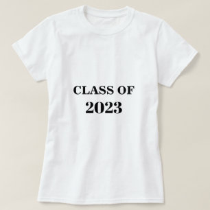 T-shirt Classe De 2023 Moderne Simple Minimal Graduation