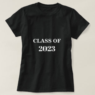 T-shirt Classe De 2023 Moderne Simple Moderne Graduation