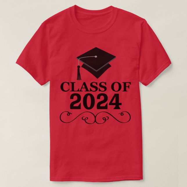 T-shirt Classe De 2024 Diplômé (Design devant)