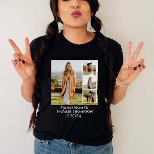 T-shirt Classe de 2024 Graduation Photo Collage personnali