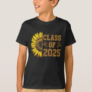 T-shirt Classe De 2025 Graduate Sunflower Graduation