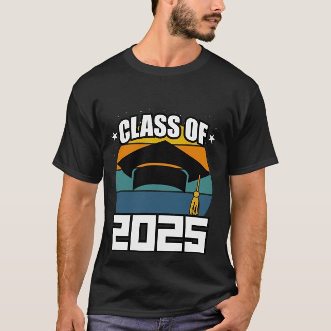 T-shirt Classe de 2025 - Graduation de classe supérieure - (Devant)
