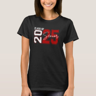 T-shirt Classe de 2025 Senior 2025 Graduate Back To School