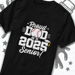 T-shirt Classe de 2025 Senior Year Baseball Papa Senior 20