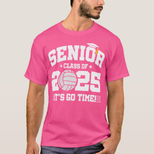 T-shirt Classe De 2025 Senior Year Volleyball Player Senio