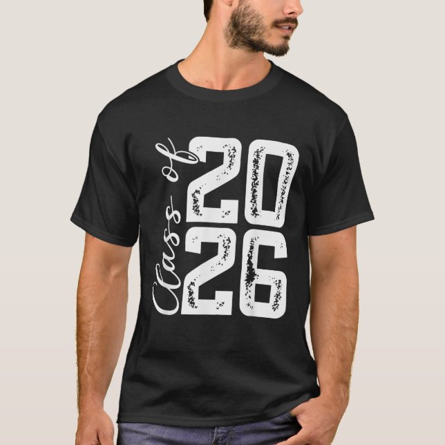 T-shirt Classe De 2026 Shirt Senior 2026 Graduation (Devant)
