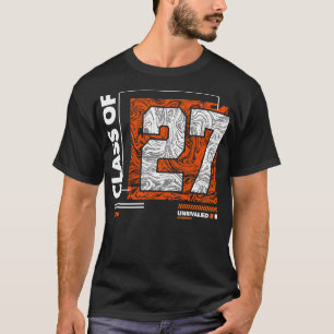 T-shirt Classe de 2027 Urban Streetwear Graduation Classe