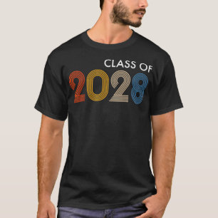 T-shirt Classe de 2028 College University High School Futu