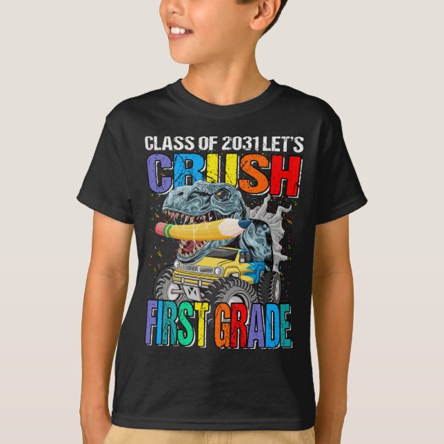 T-shirt Classe De 2031 Écrasons La Première Classe (Devant)