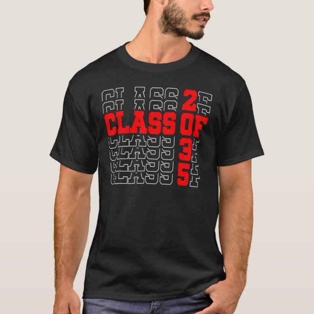 T-shirt Classe De 2035 Augmenter Avec Moi Jardin D'Enfants (Devant)
