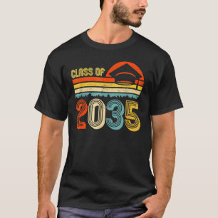 T-shirt Classe De 2035 Augmenter Avec Moi Pré-K Graduate V