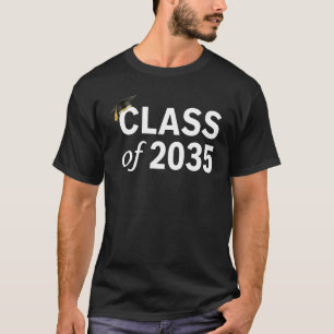 T-shirt Classe De 2035 Grow With Me Back To School First D