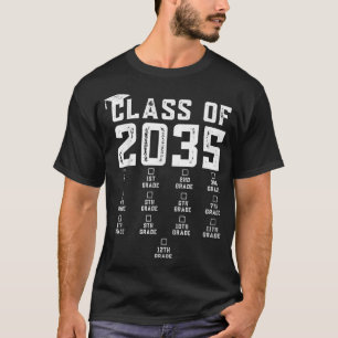 T-shirt Classe de 2035 Grow With Me Chemise Avec Espace Po