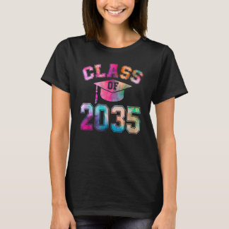 T-shirt CLASSE DE 2035 Jardin D'Enfants Croissance Avec Mo
