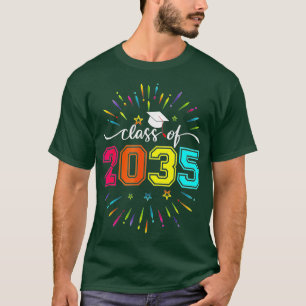 T-shirt Classe De 2035 Maternelle Pré K Croissance Avec Mo