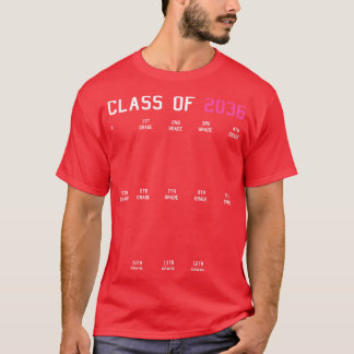 T-shirt Classe de 2036 Grandir avec moi journée de premièr