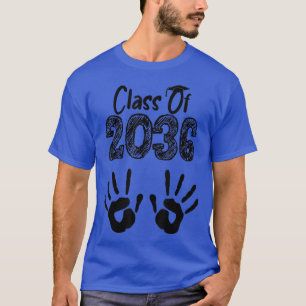 T-shirt Classe De 2036 Grow With Me Chemise Empreinte Sur 