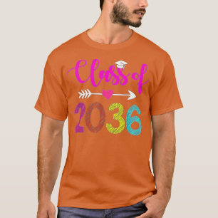 T-shirt Classe De 2036 PréK Graduate Préscolaire