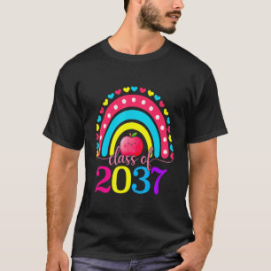 T-shirt Classe De 2037 Augmenter Avec Moi Graduation Premi
