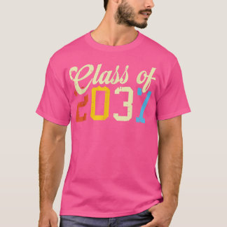T-shirt Classe De 2037 Retro PréK Maternelle Préscolaire S