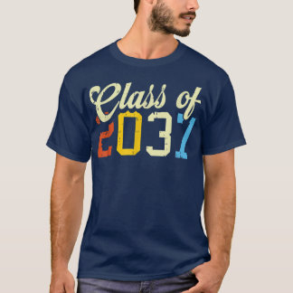 T-shirt Classe De 2037 Retro PréK Maternelle Préscolaire S