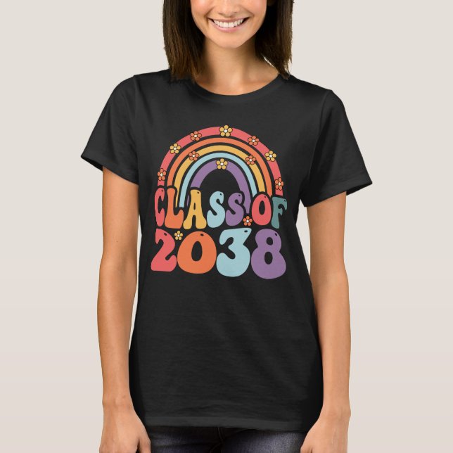 T-shirt Classe De 2038 Augmenter Avec Moi Premier Jour De  (Devant)