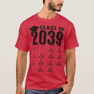 T-shirt Classe De 2039 Augmenter Avec Moi Jardin D'Enfants