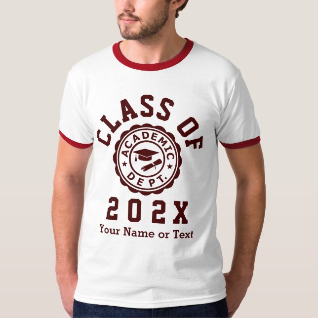 T-shirt Classe De 20XX Graduation (Devant)