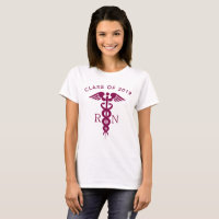 Classe de 20xx Nursing Graduate Red Caduceus