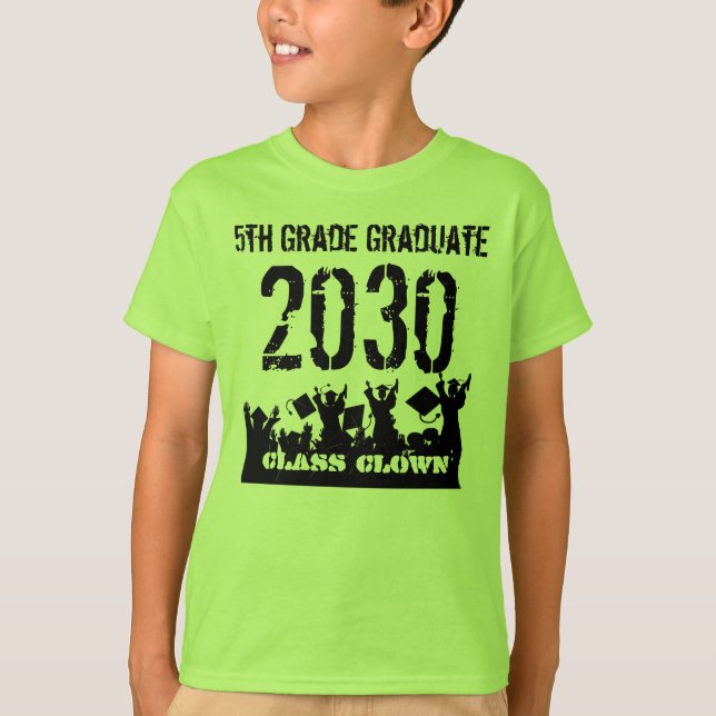 T-shirt Classe de 5e année 2019 (Devant)
