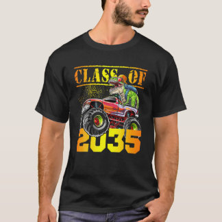 T-shirt Classe De Camion Monster 2035 T Rex Dinosaur Pré-K