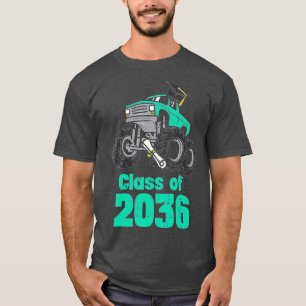 T-shirt Classe De Camion Monster 2036 Premier Dernier Jour