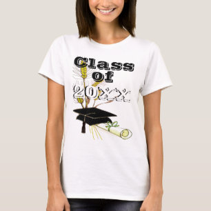 T-shirt Classe de diplôme de l'Université avec le plafond