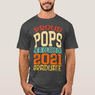 T-shirt Classe De Diplôme Hommes Famille Fier Pops D'Un