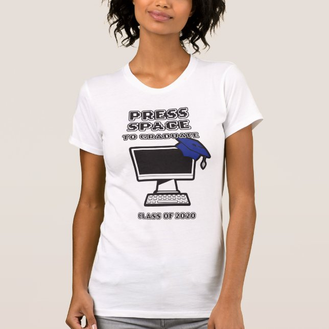 T-shirt Classe de diplômes virtuels 2020 (Devant)