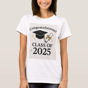 T-shirt Classe de fin d'études de 2025 - Graduat scolaire