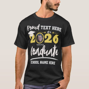 T-shirt Classe de fin d'études de la famille Fière personn