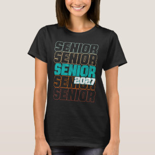 T-shirt Classe de fin d'études supérieure 2027 de 2027